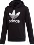 Adidas Originals unisex Adicolor hoodie zwart wit Sweater Logo 152 - Thumbnail 1