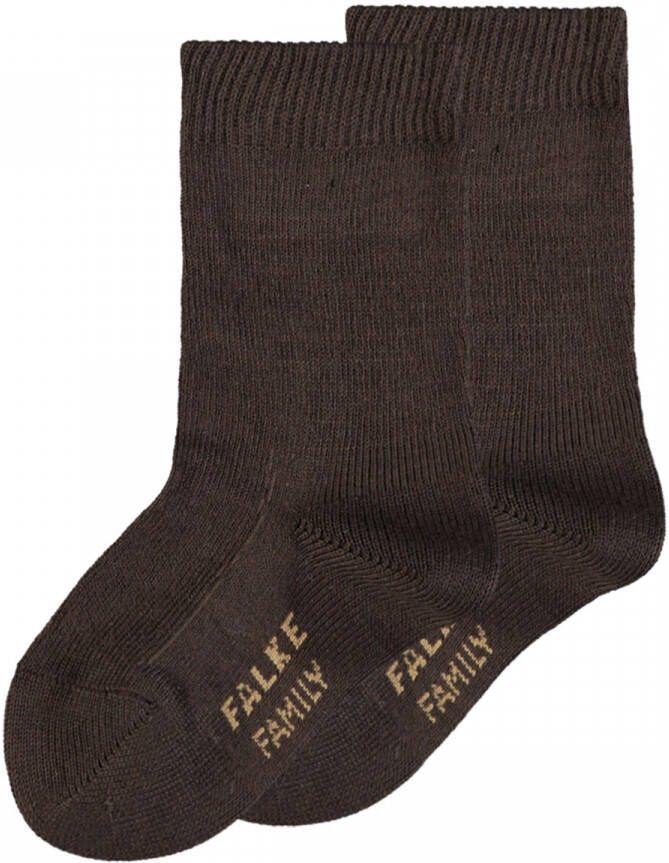 Falke sokken donkerbruin Stretchkatoen 35-38