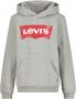 Levis Levi's Kids hoodie Batwing met logo grijs melange Sweater Logo 152 - Thumbnail 2