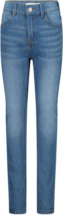Name it skinny jeans NKFPOLLY DNMTHRIS medium blue denim Blauw Meisjes Stretchkatoen 104