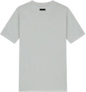NIK&NIK T-shirt Mirror met logo lichtgrijs Jongens Katoen Ronde hals Logo 140
