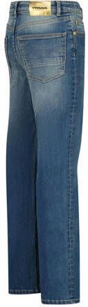 VINGINO flared jeans Catie medium blue denim Blauw Meisjes Stretchdenim 128