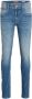 VINGINO skinny jeans APACHE mid blue wash Blauw Jongens Stretchdenim Effen 122 - Thumbnail 3