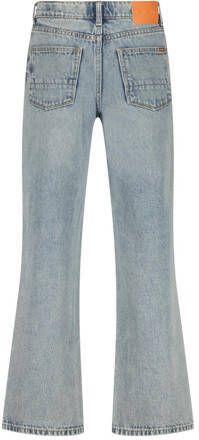 VINGINO wide leg jeans Cato light indigo Blauw Meisjes Katoen Effen 134