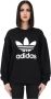 Adidas Iconische Trefoil Crew Sweatshirt Vrouwen Black Dames - Thumbnail 2