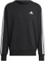 Adidas M 3S FT SWT Stijlvol en Comfortabel Sweatshirt Zwart Heren - Thumbnail 1