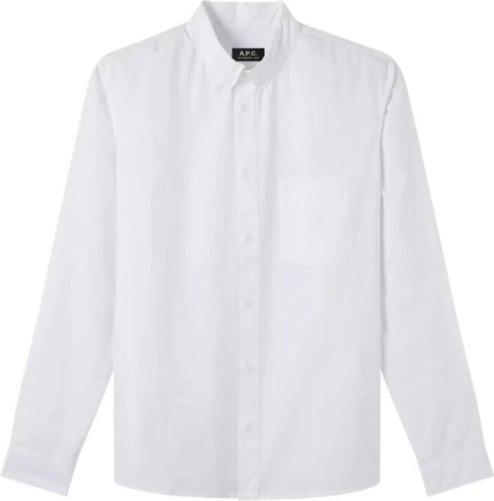 A.p.c. Formeel overhemd White Heren
