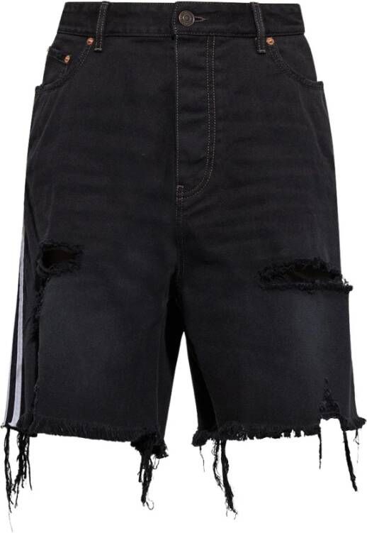 Balenciaga Long Shorts Zwart Heren