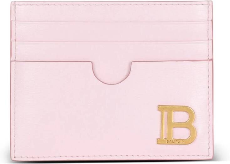 Balmain B-Buzz card holder Roze Dames