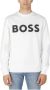 BOSS Green Sweatshirt met labelstitching model 'Salbo' - Thumbnail 7