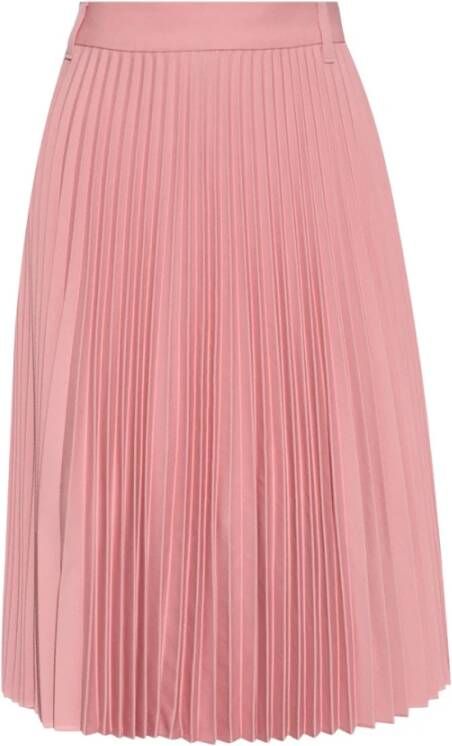 Burberry Shorts met geplooide panelen Roze Dames