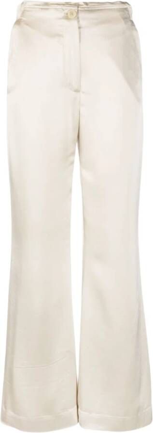 By Malene Birger Cropped Trousers By Herenne Birger Beige Dames