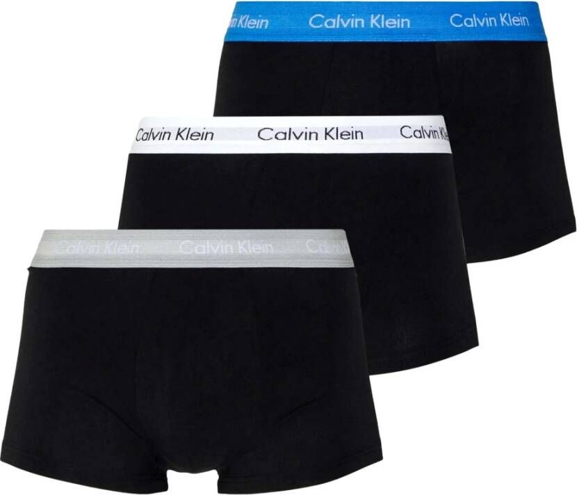 Calvin Klein Trunk LOW RISE TRUNK 3PK met -logo op de elastische band (Set van 3)