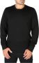 Calvin Klein Zwarte Herentrui van Wol Klassieke Wol Sweater Black Green Heren - Thumbnail 4