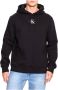 Calvin Klein Zwarte Sweaters met Monogram Logo Black Heren - Thumbnail 9