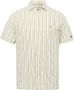 Cast Iron Gebroken Wit Casual Overhemd Short Sleeve Shirt Jersey Stripe With Structure - Thumbnail 2