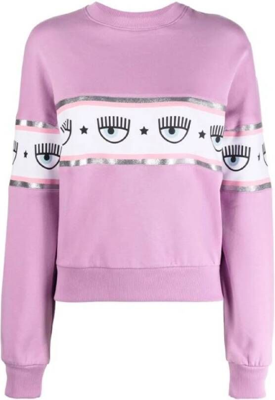 Chiara Ferragni Collection Sweatshirt Hoodies Purple Dames