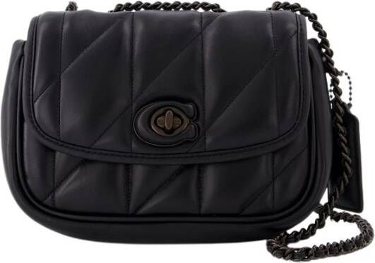 Coach Crossbody bags Quilted Pillow Madison Shoulder Bag in zwart