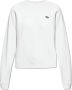 Diesel Sweatshirt met oval D-patch White Dames - Thumbnail 1