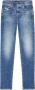 Diesel Medium Blauwe Faded Slim Fit Jeans Blauw Heren - Thumbnail 1