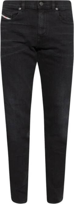 Diesel Slimfit-jeans Zwart Heren