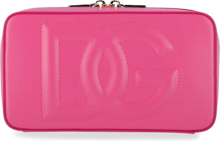 Dolce&Gabbana Crossbody bags Vitello Liscio in roze
