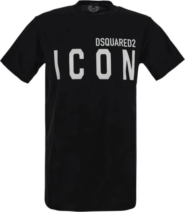 Dsquared2 Be Icon Cool T-Shirt Zwart Heren