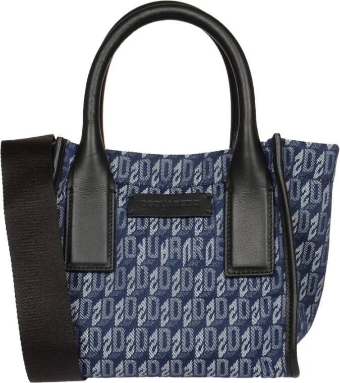 Dsquared2 Shoppers Small Shopping Bag in blauw