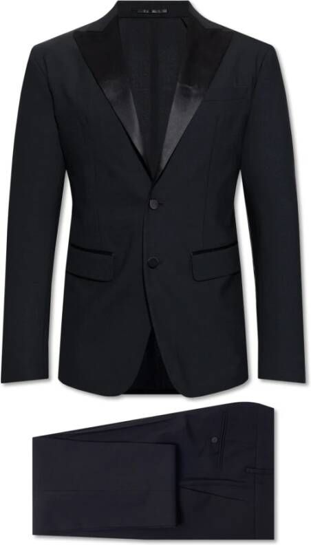 Dsquared2 Single Breasted Suits Black Heren