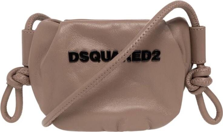 Dsquared2 Crossbody bags Logo Crossbody Bag Soft Leather in beige