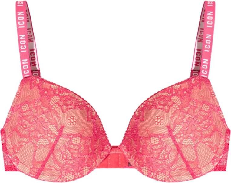 Dsquared2 Kant Push-up Bh Pink Dames