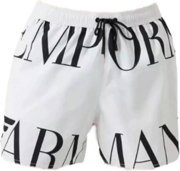Emporio Armani Beachwear White Heren