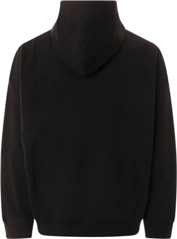 Balenciaga Zwarte Hoodie in Oversize Zwart Heren