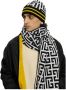 Balmain Wool and cashmere scarf with monogram pattern Meerkleurig Heren - Thumbnail 5