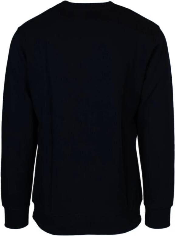 Calvin Klein Jeans Mannen Hoodless Sweatshirt Herfst Winter Collectie Black Heren