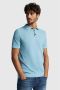 CAST IRON Heren Polo's & T-shirts Short Sleeve Polo Cotton Modal Lichtblauw - Thumbnail 10