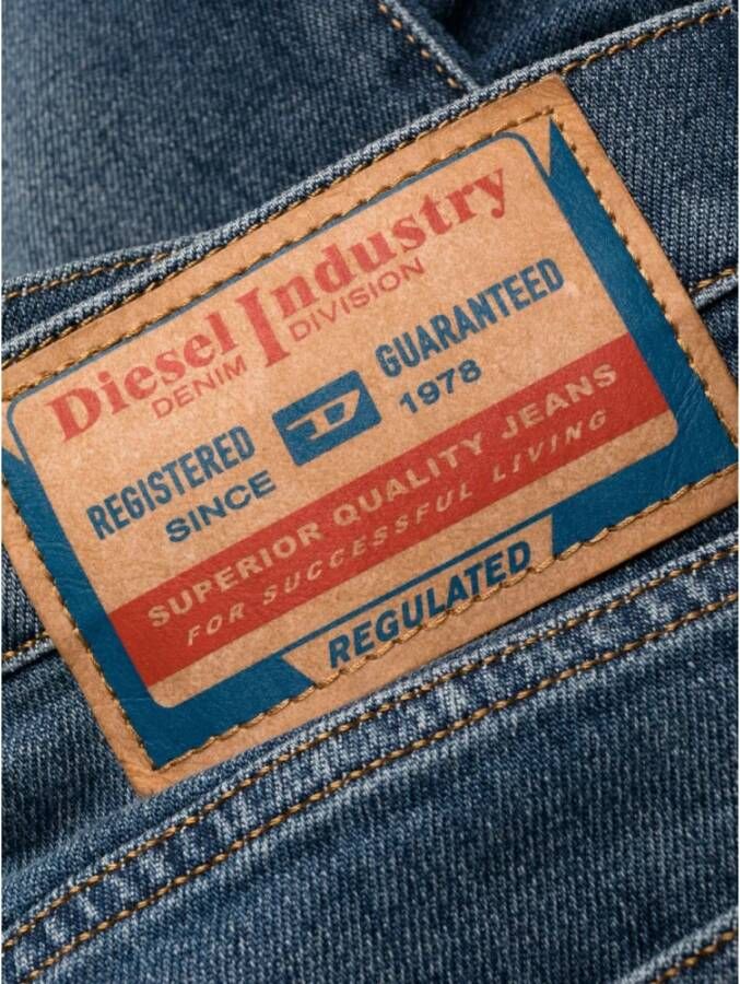 Diesel Stijlvolle Slim-Fit Blauwe Jeans Blauw Heren