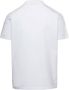 Dsquared2 Grafische Print Witte Katoenen T-shirt White - Thumbnail 4