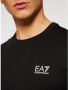 Emporio Armani EA7 Comfortabel en zacht katoenen T-shirt met EA7-logo Black Heren - Thumbnail 6