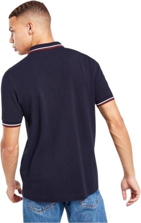 Fred Perry Polo Twin Tipped Blauw Heren