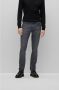 Hugo Boss Premium Slim Fit Jeans met Regular-Rise Taille Grijs Heren - Thumbnail 8