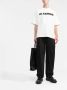 Jil Sander Witte Crew Neck T-shirts en Polos met Bedrukt Logo White Heren - Thumbnail 14