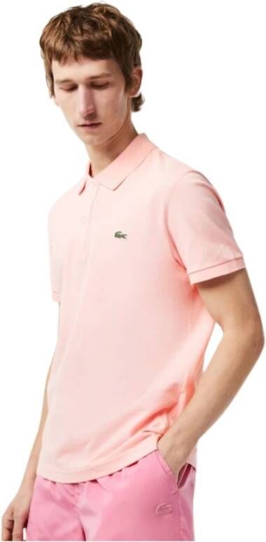 Lacoste Basis Polo Shirt Roze Heren