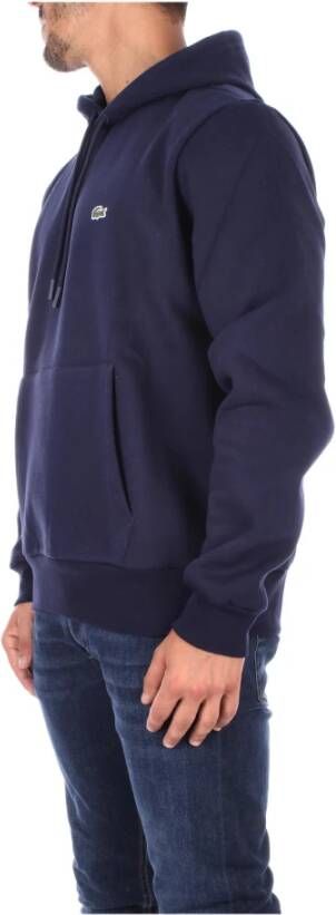 Lacoste Blauwe Hoodie met Iconisch Logo Blauw Heren