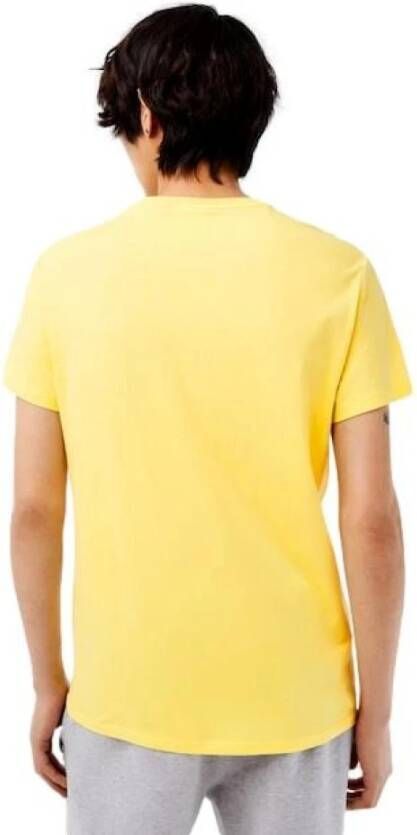 Lacoste Gele Heren T-Shirt Th2038 Geel Heren