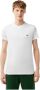 Lacoste Witte T-shirts en Polos met geborduurd logo White Heren - Thumbnail 12