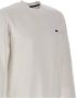 Lacoste Witte Heren Sweatshirt met Geribbelde Zoom en Manchetten White Heren - Thumbnail 4