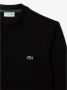 Lacoste Zwarte Casual Sweater met Geribbelde Zoom en Manchetten Black Heren - Thumbnail 11