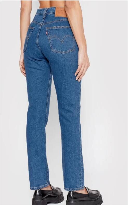 Levi's Skinny Jeans Blauw Dames