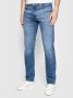 Levi's Blauwe effen jeans met ritssluiting en knoopsluiting Blue Heren - Thumbnail 9
